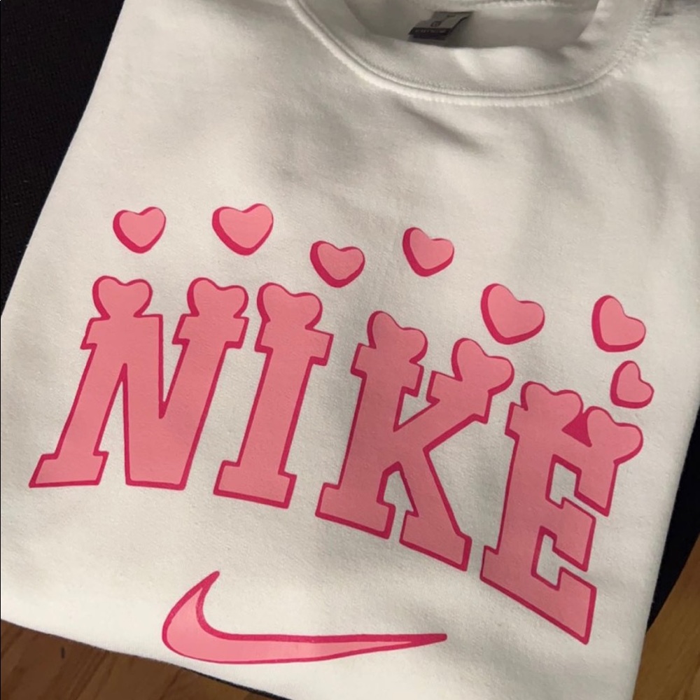 valentine’s day nike sweatshirt